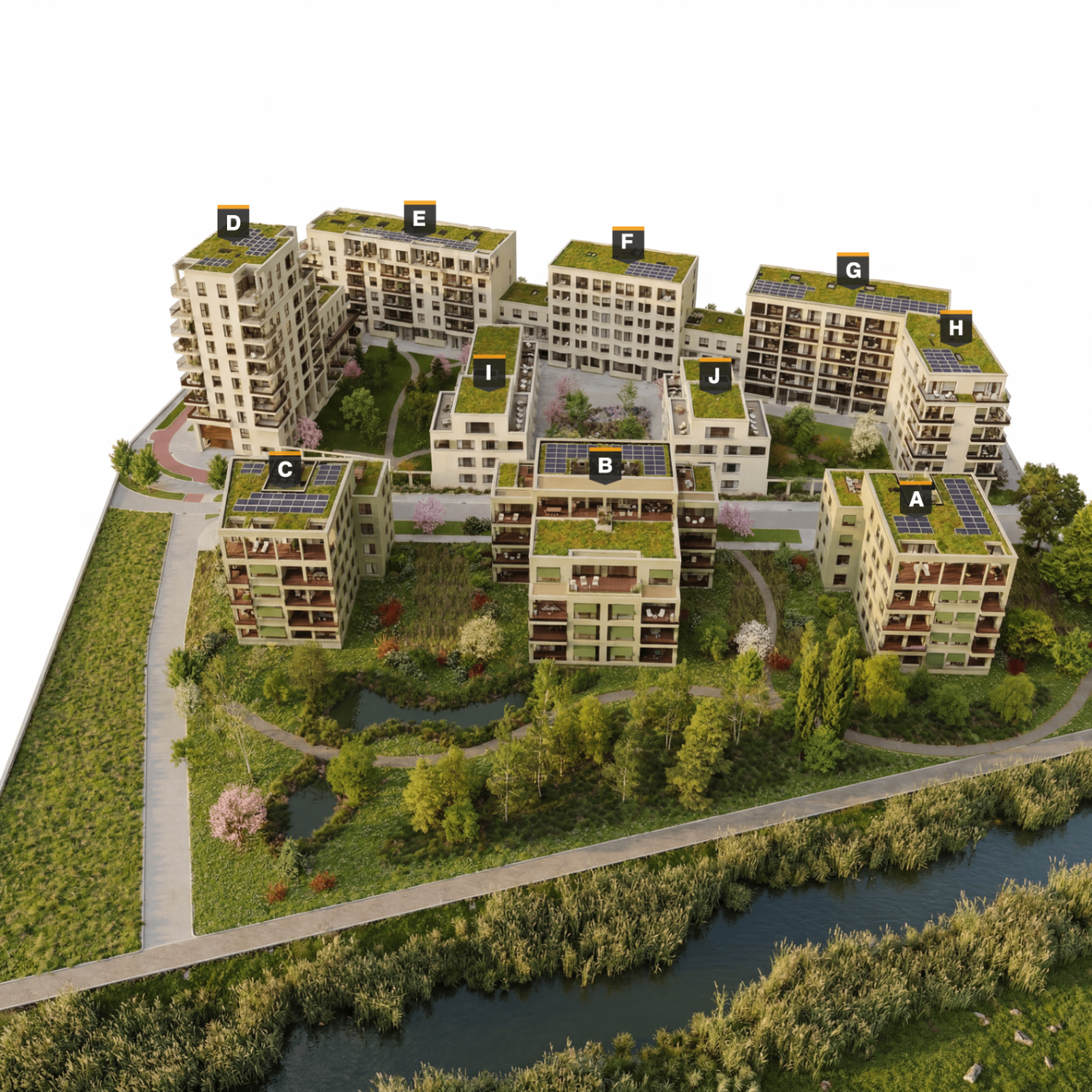 Aerial site plan — Elektriciteitsstraat 70, Mechelen